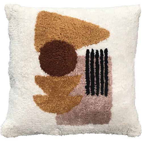 Coussin Coton Tufte Motifs Géometrique - Today - Modalova