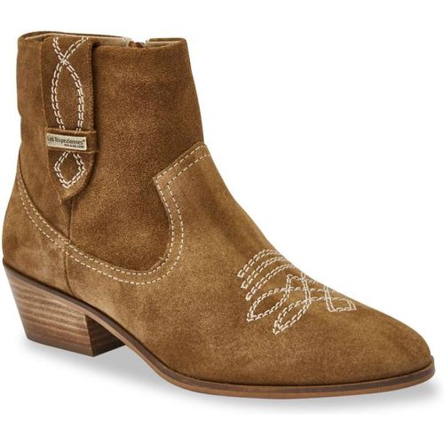 Boots femme camel LADYZ en cuir - Les Tropéziennes par M.Belarbi - Modalova