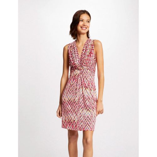 Robe droite sans manches imprimé chevron - Morgan - Modalova