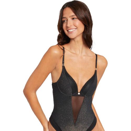 Bodytanga noir Lucie - Morgan Lingerie - Modalova
