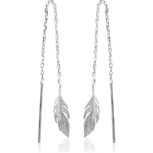 Boucles d'oreilles Pendantes plume W5YV600 - Maison de la Bijouterie - Modalova