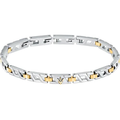 Bracelet Iconic Acier Argent 18.5+3Cm - Maserati Bijoux - Modalova