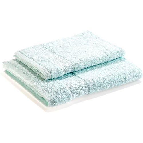Serviette invité RANGER 620 g/m² - 40x60 + Serviette 56 x 100 cm - vert clair - Cogal - Modalova