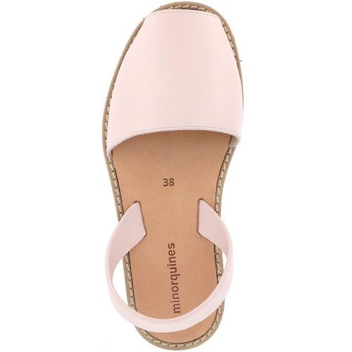 Sandales Avarca rose en cuir - Minorquines - Modalova