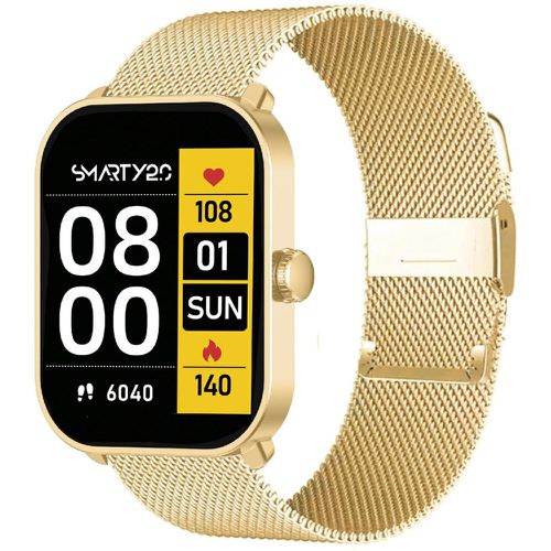 Montre connectée Mixte Smarty Super Amoled - SW070L Bracelet Acier - Smarty Montres - Modalova