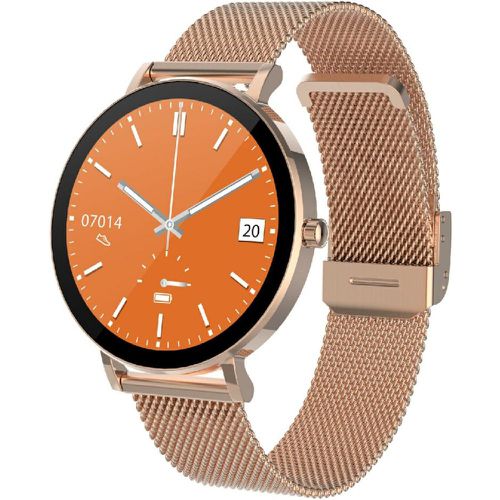 Montre connectée Mixte Smarty Super Slim Amoled - SW079A Bracelet Acier - Smarty Montres - Modalova