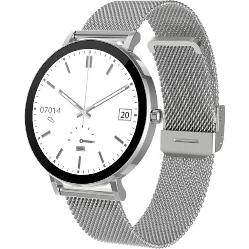 Montre connectée Mixte Smarty Super Slim Amoled - SW079B Bracelet Acier - Smarty Montres - Modalova