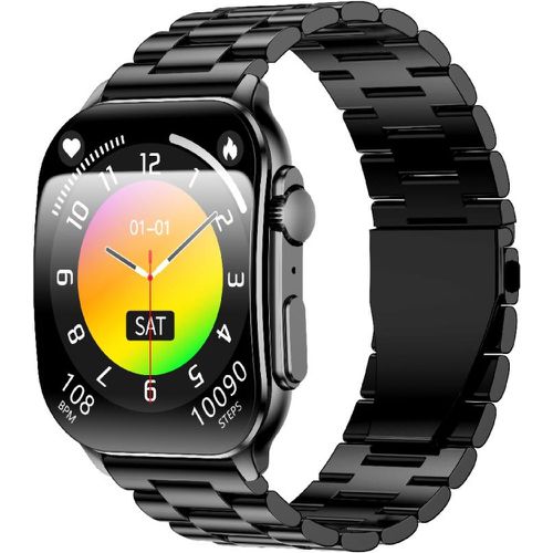 Montre connectée Mixte Smarty Ultra Amoled - SW080H Bracelet Acier - Smarty Montres - Modalova