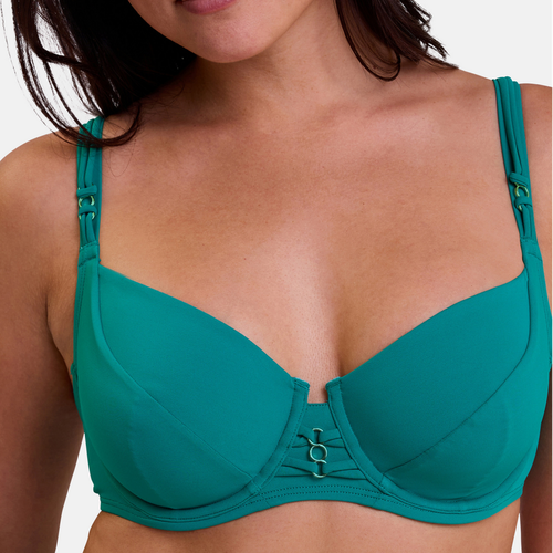 Haut de maillot de bain emboitant avec armatures Moorea - Bleu - Sans Complexe Bain - Modalova