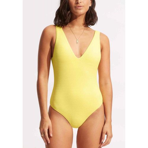 Maillot de bain 1 pièce plongeant - Seafolly - Modalova