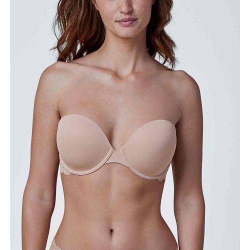 Soutien-gorge bandeau armatures - Nude - Skarlett Blue - Modalova