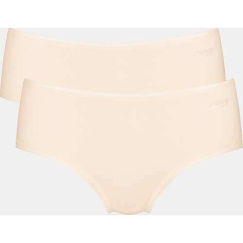 Lot de 2 slips midi Rose en coton - Sloggi - Modalova