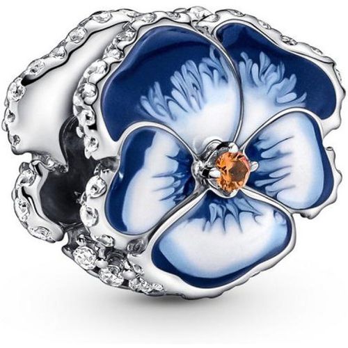 Charm Moments floral avec cristaux scintillants - Argent 925/1000? - Pandora - Modalova