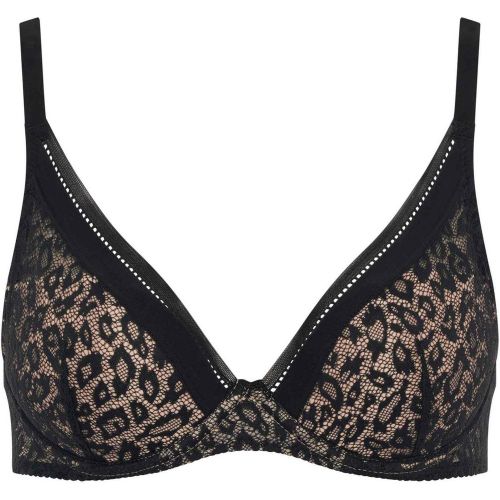 Soutien-gorge Plongeant Armatures - Noir NICOLE - Passionata - Modalova