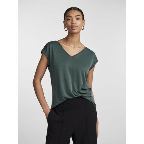 T-shirt comfort fit manches courtes en viscose Ida - Pieces - Modalova