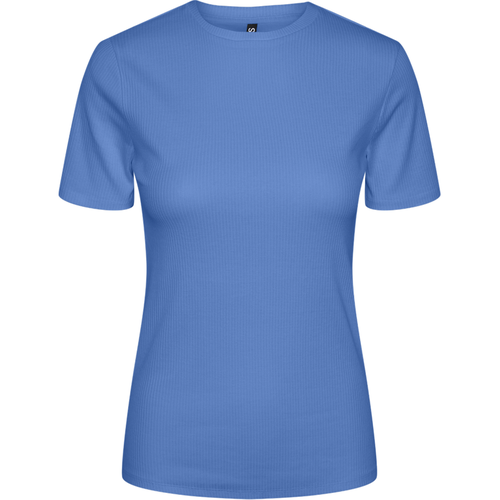 T-shirt slim fit manches courtes en coton Gail - Pieces - Modalova