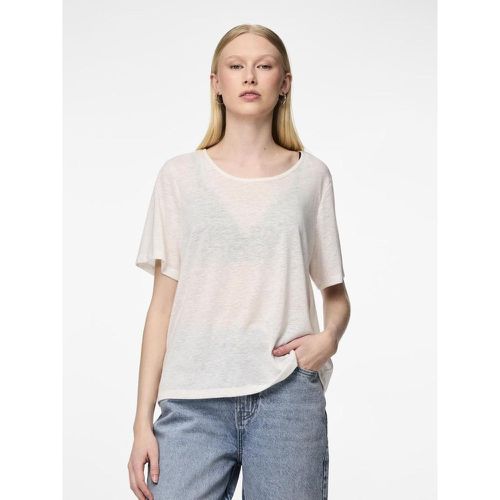 Tee shirt Sylvie Ss Top blanc Vox - Pieces - Modalova