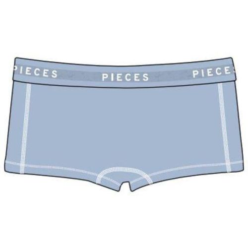Boxer en coton Logo bleu uni Gail - Pieces - Modalova