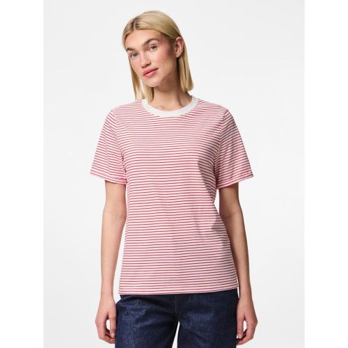 Tee shirt manches courtes à rayures Ria en coton Pia - Pieces - Modalova