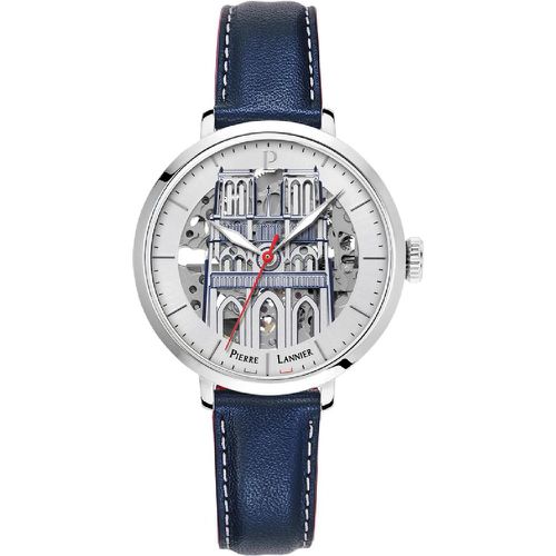 Montre Notre Dame C?ur Battant - 100J626 Bracelet Cuir - Pierre Lannier - Modalova