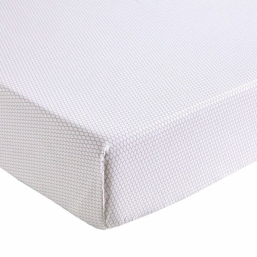 Drap housse percale de coton bonnet de 30 cm - Blanc des Vosges - Modalova