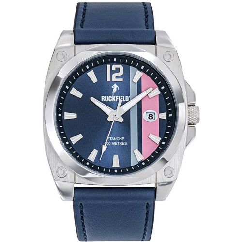 Montre - 685228 Bracelet Cuir Bleu - Ruckfield - Modalova