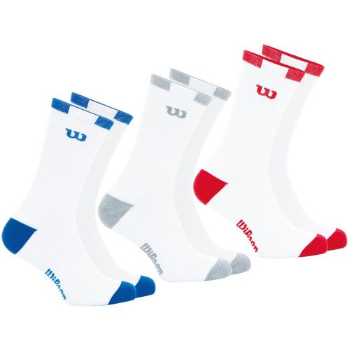 Lot de 3 paires de chaussettes mi-hautes Lifestyle en coton - Wilson - Modalova