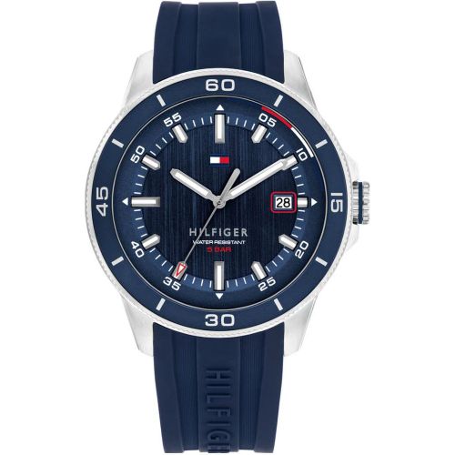 Montre Tommy Hilfiger Remy - 1792225 Bracelet Silicone Bleu - Tommy Hilfiger Montres - Modalova