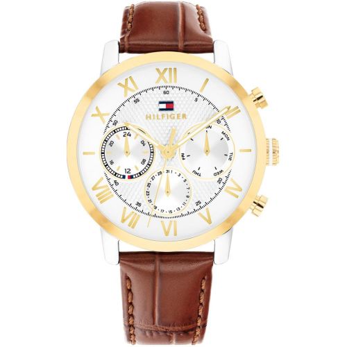 Montre Tommy Hilfiger TH-Oxford - 1710726 Bracelet Cuir Marron - Tommy Hilfiger Montres - Modalova