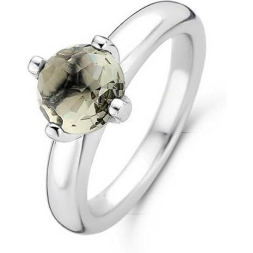 Bague 12179GG - pierre synth. Gris vert sertie griffes - Ti Sento - Modalova