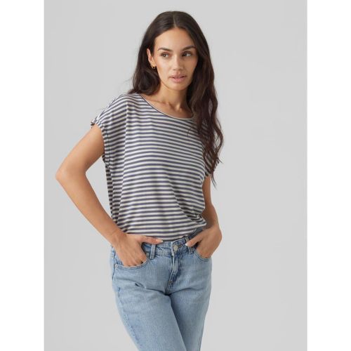 Tee-shirt manches courtes - Bleu - Vero Moda - Modalova