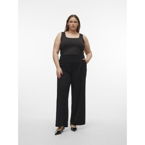 Pantalon large noir Ana - Vero Moda - Modalova