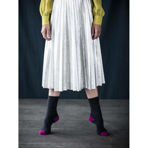 Chaussettes Yvette Caviar chiné - Maison Vivaraise - Modalova