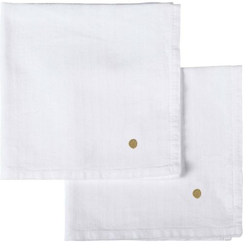 Lot de 2 serviettes de table MARCEL Milk 45 x 45 - Maison Vivaraise - Modalova
