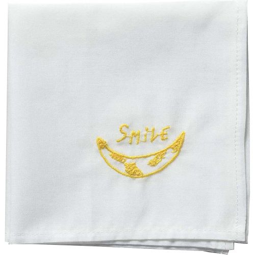 Mouchoir HANKIE Smile Blanc 25 x 25 - Maison Vivaraise - Modalova
