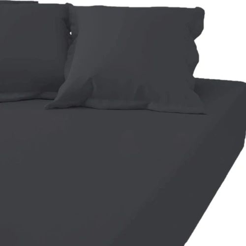 Drap-housse grand bonnet coton - Gris - Anthracite - 3S. x Tertio - Modalova