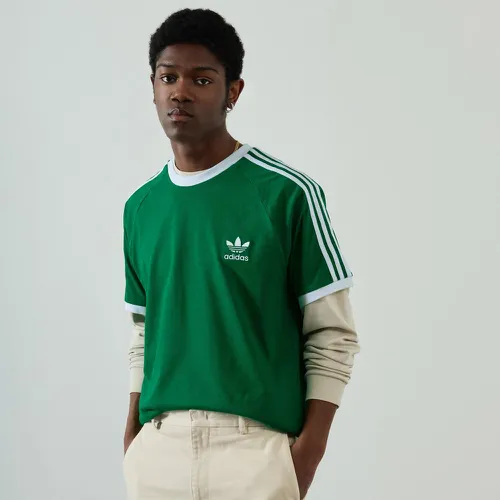 Tee Shirt 3 Stripes Vert/blanc - adidas Originals - Modalova