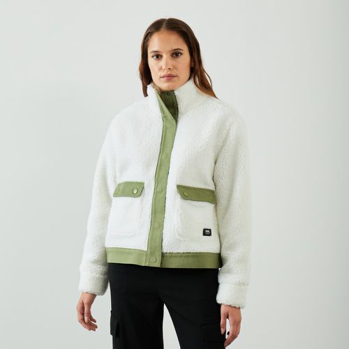 Jacket Sherpa Full Zip Beige/kaki - Vans - Modalova