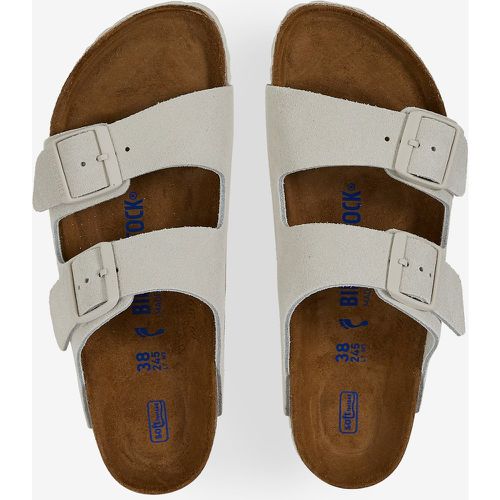 Arizona Suede Antique White Blanc - Birkenstock - Modalova