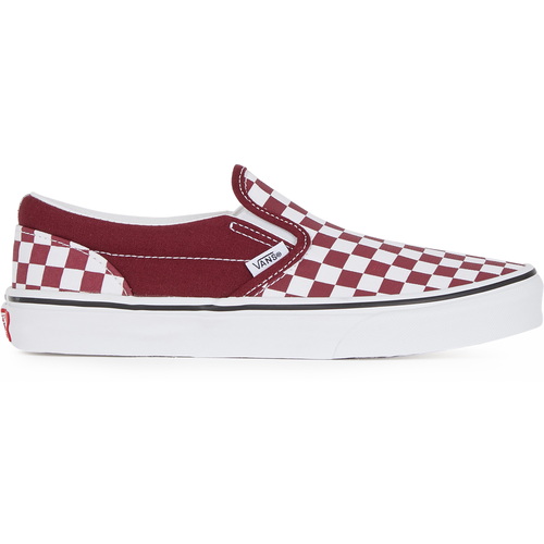 maroon slip on vans
