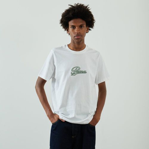 Tee Shirt Satin Logo Blanc/vert - Puma - Modalova