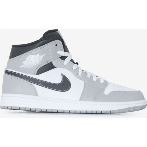 Air Jordan 1 Mid Blanc/gris - Jordan - Modalova