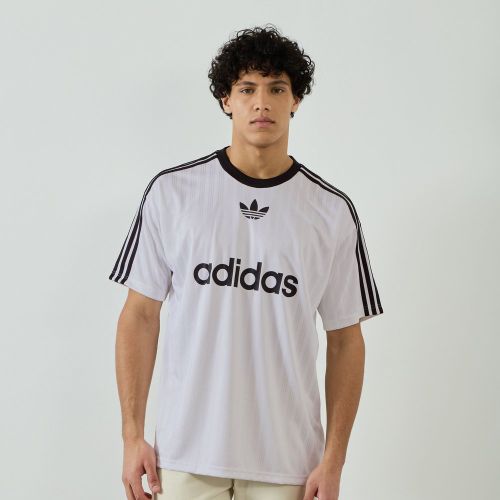 Tee Shirt Jersey 3 Stripes Blanc - adidas Originals - Modalova