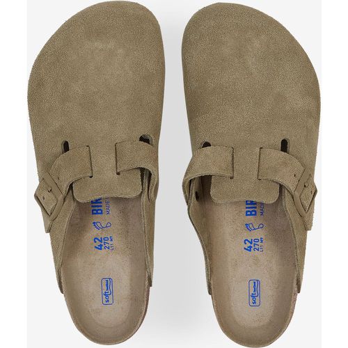 Boston Suede Faded Khaki Kaki - Birkenstock - Modalova