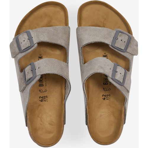 Arizona Suede Stone Coin Gris - Birkenstock - Modalova