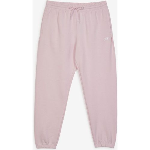 Pant Jogger Small Logo Rose/blanc - New Balance - Modalova