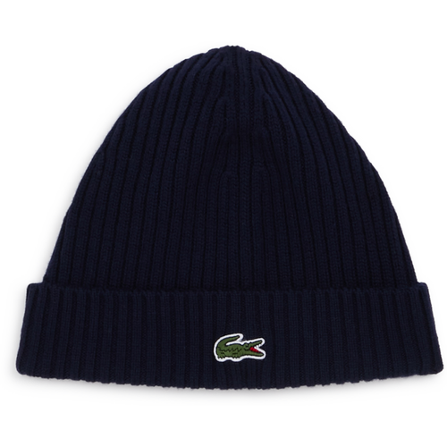 Beanie Classic Logo Marine - Lacoste - Modalova