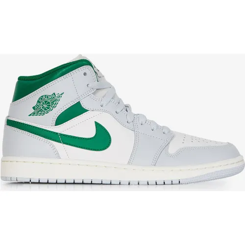 Air Jordan 1 Mid Blanc/vert - Jordan - Modalova