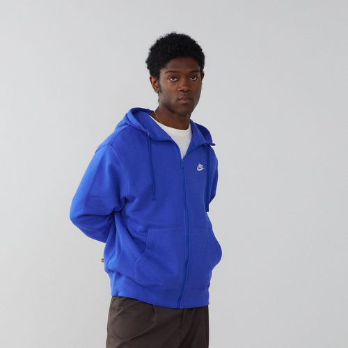 Jacket Hoodie Fz Club Bleu/blanc - Nike - Modalova