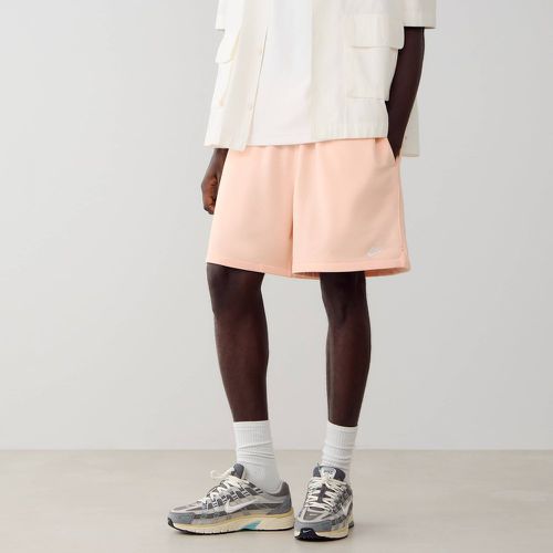 Short Club Fleece Flow Rose/blanc - Nike - Modalova